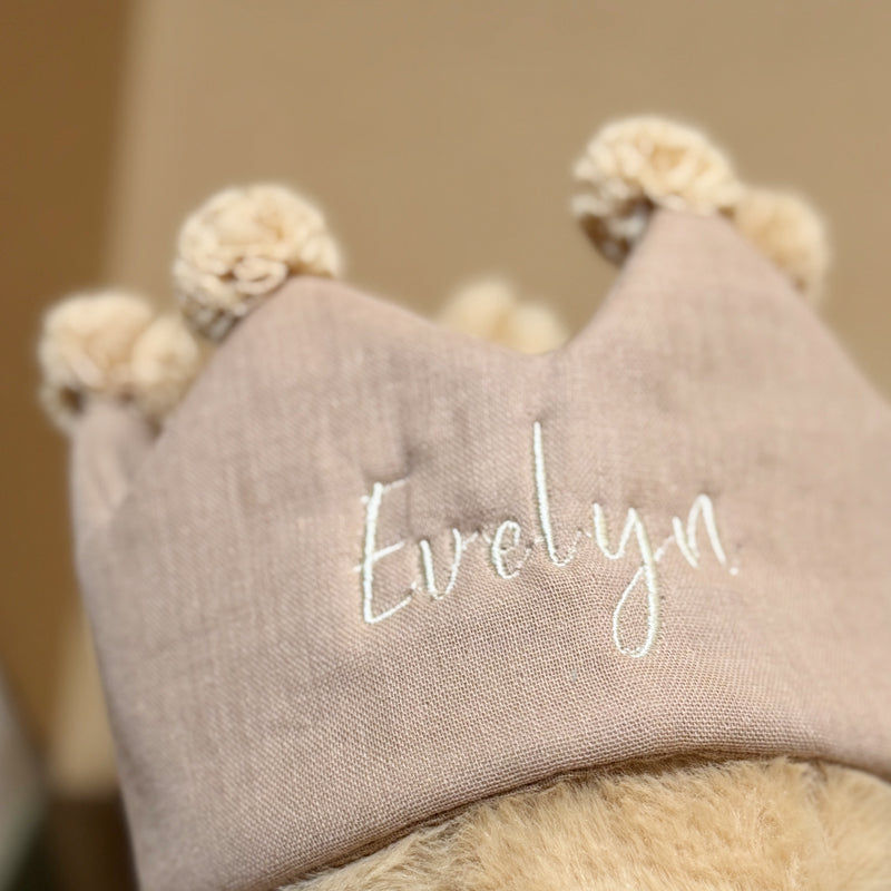 peronalised birthday crown baby gift set