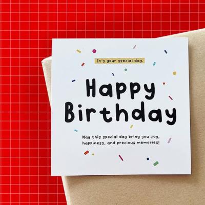 baby birthday gift set card
