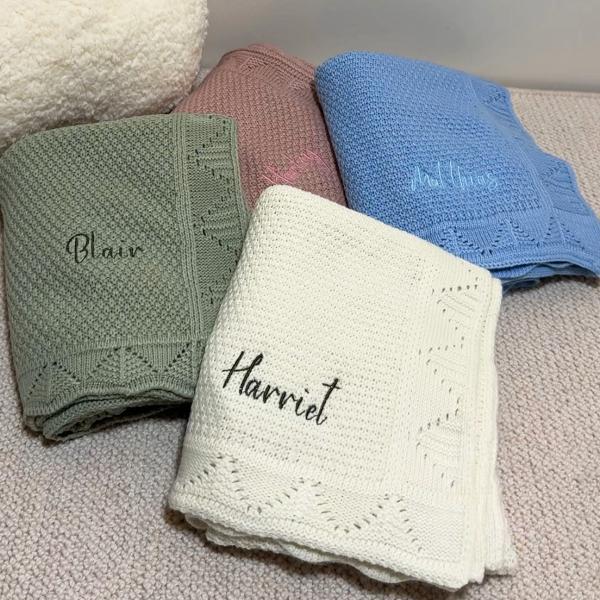 Comfy Knitted Baby Blanket