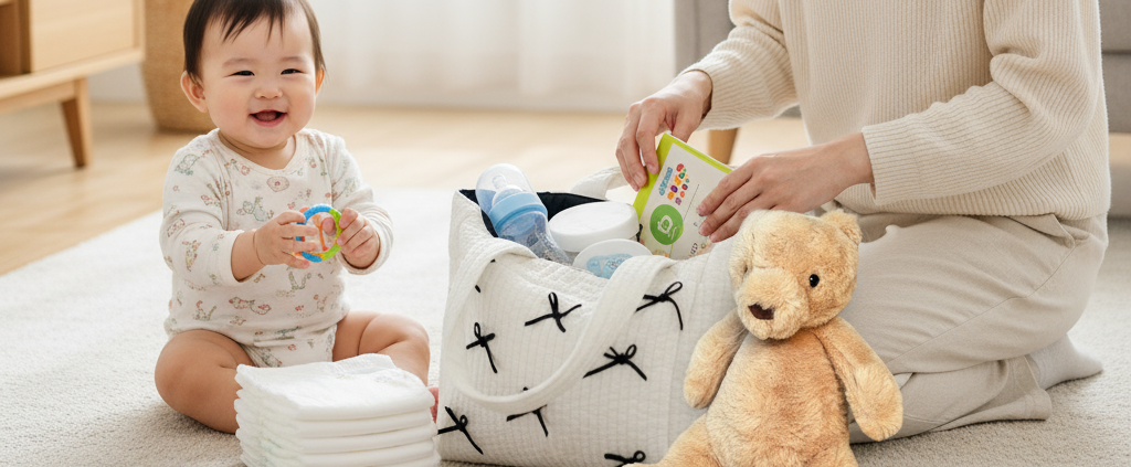 please replace the bag with the Chic Japanese Bow Quilted Mommy Bag in my prodyct list, the bear in the bag is my bae bear in my product list