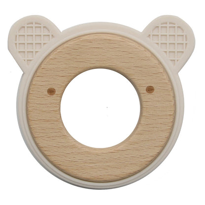 premium-baby-gift-set-BPA-free-food-grade-silicone-teether-beige
