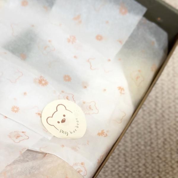 my bae bear wrapping paper